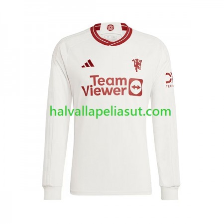 Jalkapallo Pelipaidat/Peliasut Manchester United Kolmaspaita 2023-2024 Pitkähihainen